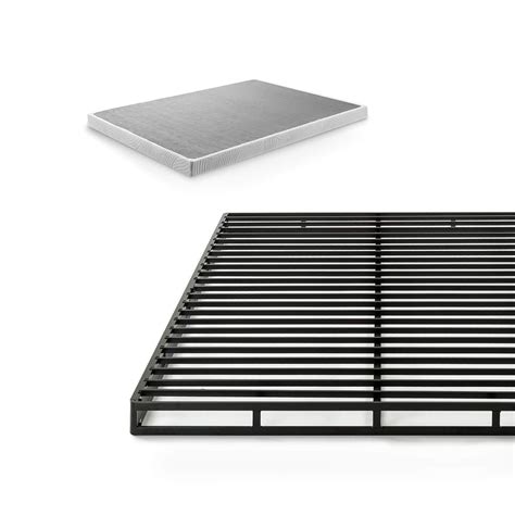 4 metal box spring|4 inch mattress foundation.